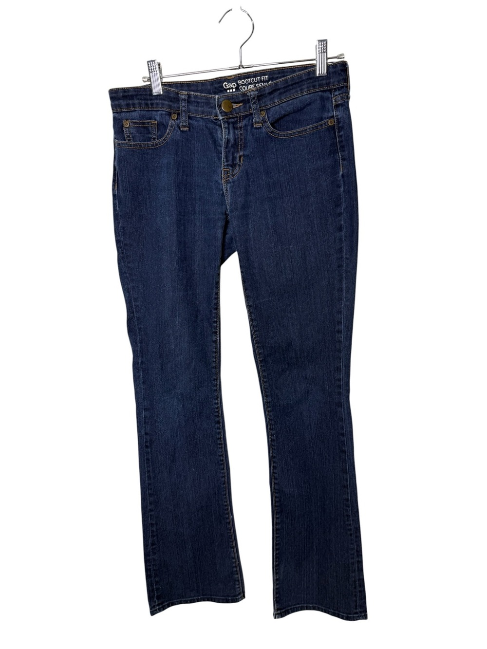 GAP Dark Wash Bootcut Fit Jeans Size 0 / 25R Blue Denim